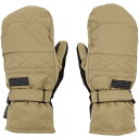 【送料無料】 ボルコム レディース 手袋 アクセサリー Volcom Peep GORE-TEX Mittens - Women's Dark Khaki