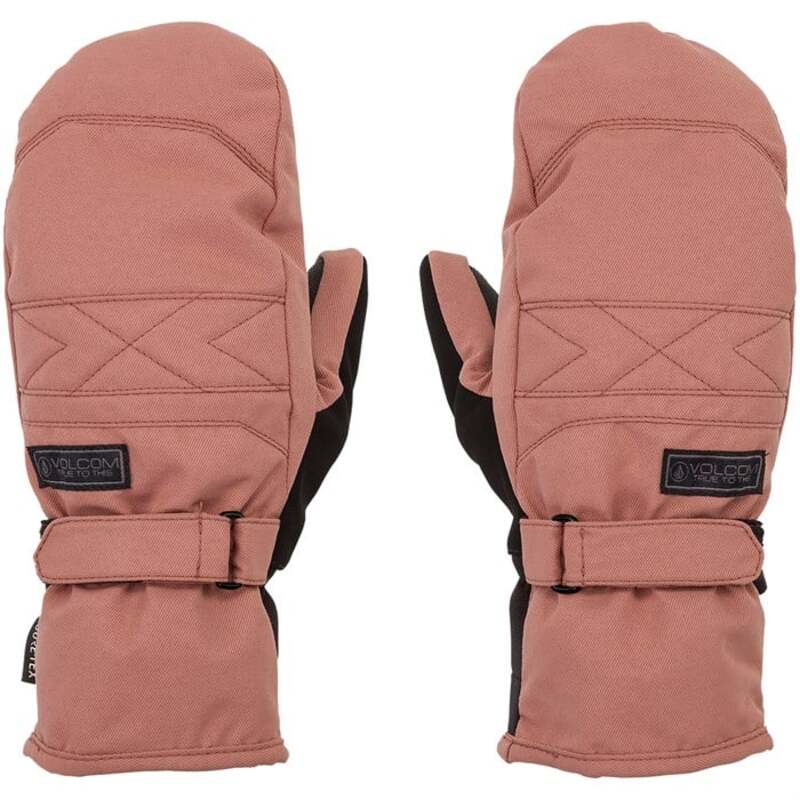 yz {R fB[X  ANZT[ Volcom Peep GORE-TEX Mittens - Women's Earth Pink