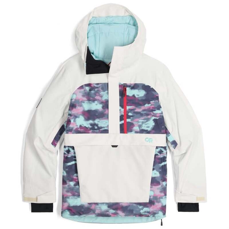 【送料無料】 アウトドアリサーチ レディース ジャケット・ブルゾン アノラック アウター Outdoor Research Snowcrew Anorak - Women's Snow/Calcite Camo