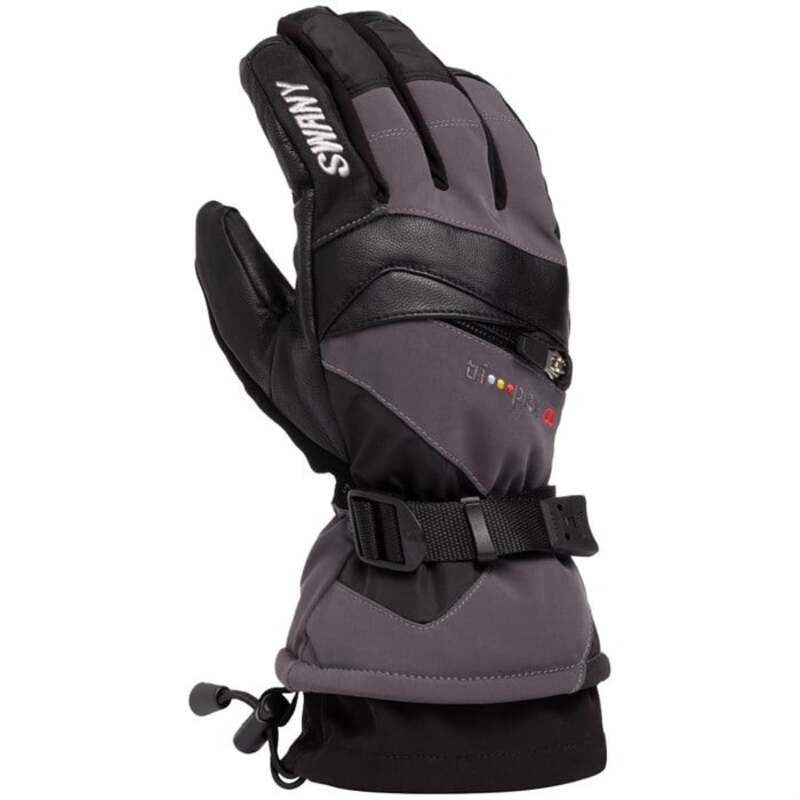 【送料無料】 スワニー レディース 手袋 アクセサリー Swany X-Change 2.1 Gloves - Women's Charcoal Grey/Black