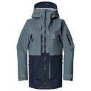 【送料無料】 ホグロフス レディース ジャケット ブルゾン アウター Haglofs Vassi Gore-Tex Jacket - Women 039 s Steel Blue/Tarn Blue