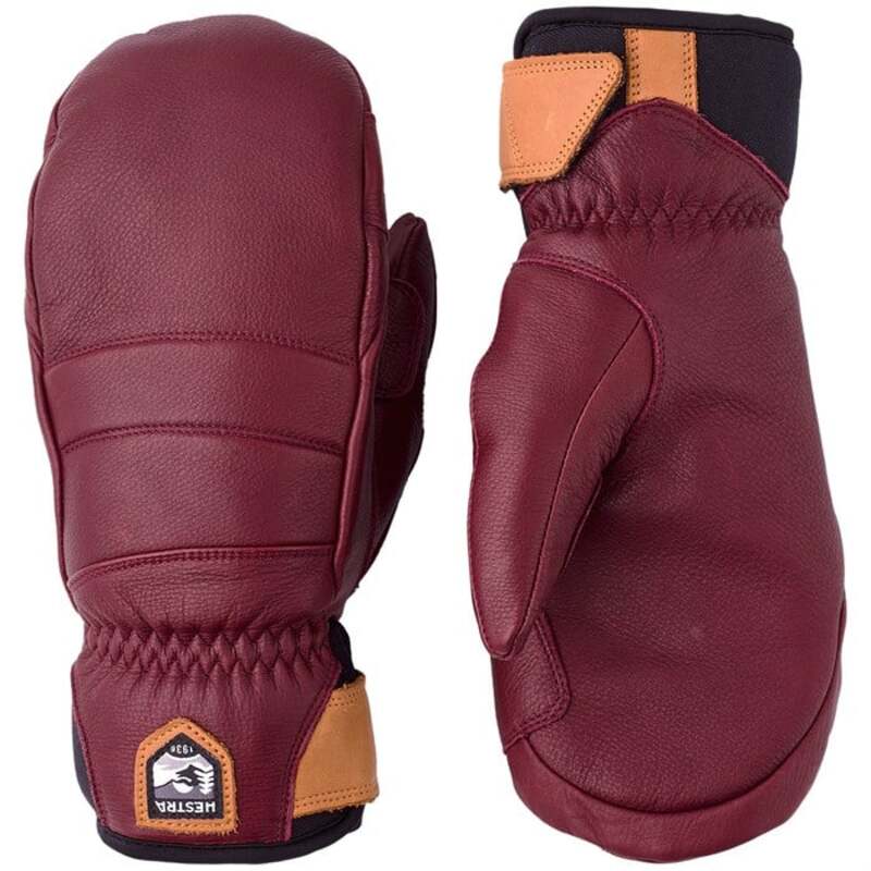 yz wXg fB[X  ANZT[ Hestra Fall Line Mittens - Women's Bordeaux