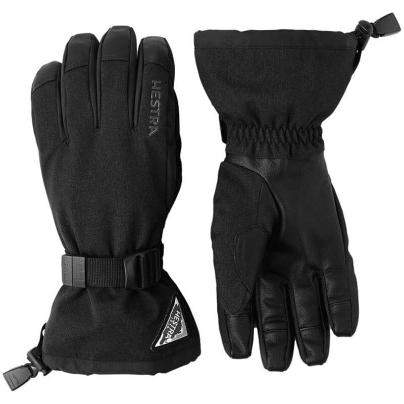 【送料無料】 ヘストラ メンズ 手袋 アクセサリー Hestra Powder Gauntlet 5 Finger Gloves Black