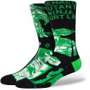 【送料無料】 スタンス メンズ 靴下 アンダーウェア Stance TMNT Socks Black