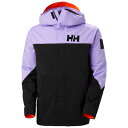 ヘリーハンセン ブルゾン メンズ 【送料無料】 ヘリーハンセン メンズ ジャケット・ブルゾン アウター Helly Hansen ULLR D Shell Jacket - Men's Black/Lavender