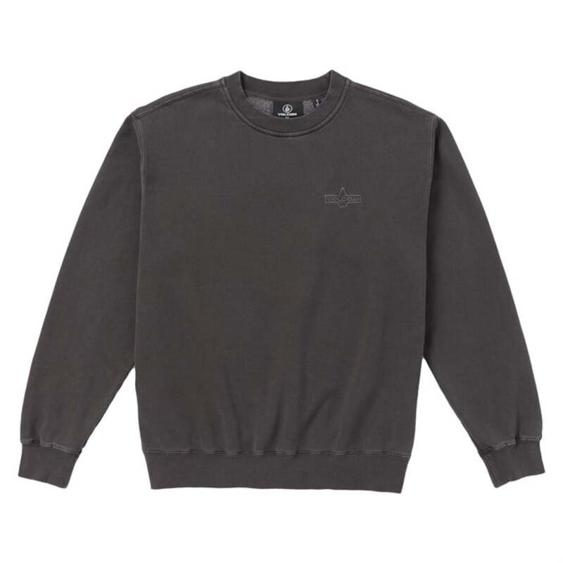  ボルコム メンズ パーカー・スウェット アウター Volcom Lifer Crew Sweatshirt - Men's Asphalt Black