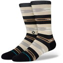 【送料無料】 スタンス メンズ 靴下 アンダーウェア Stance Trail Bound Crew Socks Black