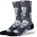 【送料無料】 スタンス メンズ 靴下 アンダーウェア Stance Pizza Face Socks White Black