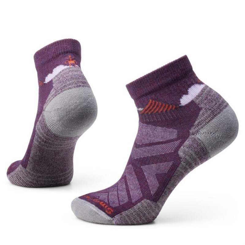 【送料無料】 スマートウール レディース 靴下 アンダーウェア Smartwool Hike Light Cushion Clear Canyon Pattern Ankle Socks - Women's Purple Iris