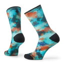 【送料無料】 スマートウール メンズ 靴下 アンダーウェア Smartwool Athletic Far Out Tie Dye Print Crew Socks - Unisex Capri