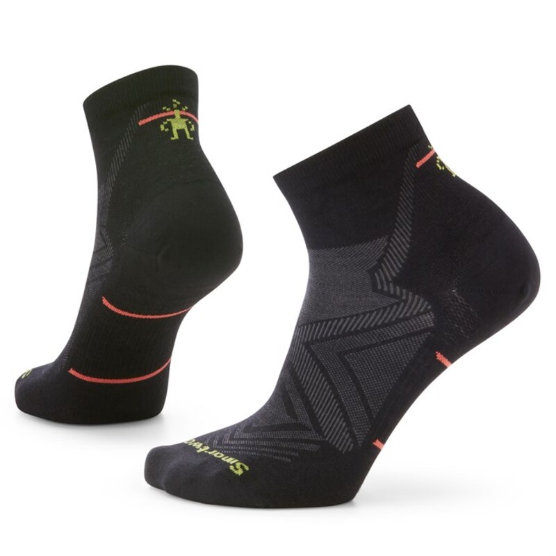 yz X}[gE[ fB[X C A_[EFA Smartwool Run Zero Cushion Ankle Socks - Women's Black