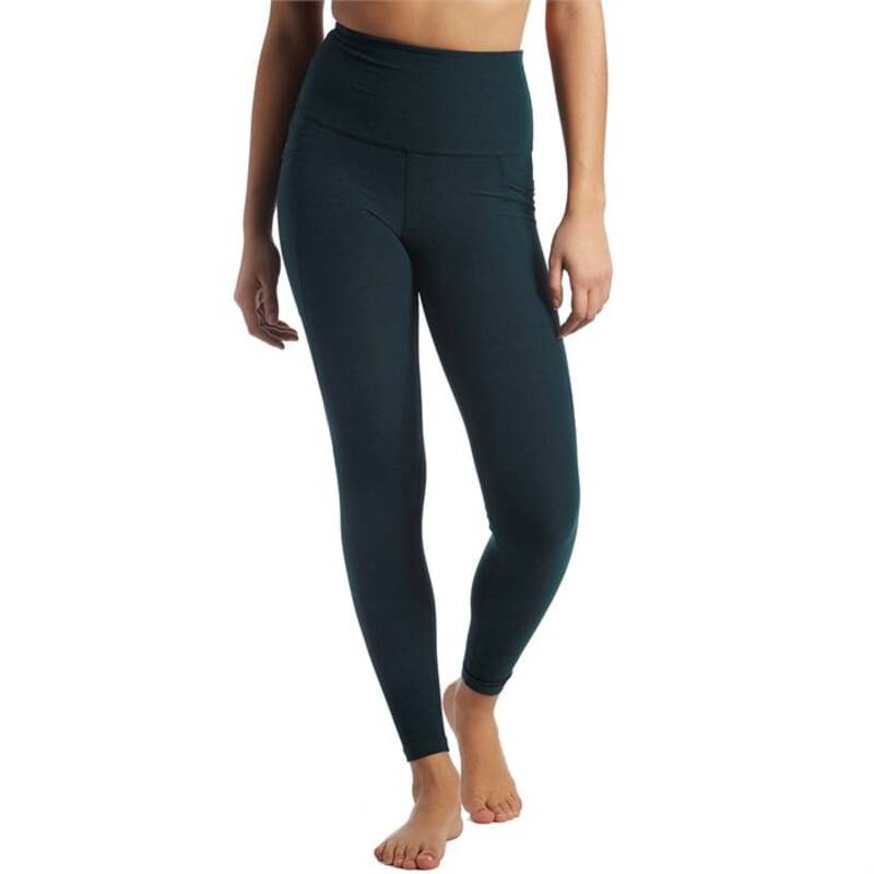 yz rhK fB[X MX {gX Beyond Yoga Spacedye Out Of Pocket High-Waisted Midi Leggings - Women's Hunter Green-Nocturnal Navy