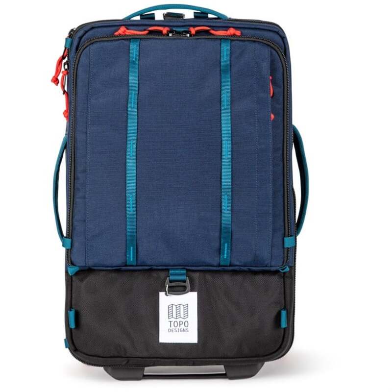 【送料無料】 トポ・デザイン メンズ スーツケース バッグ Topo Designs Global Travel Bag Roller Navy/Navy