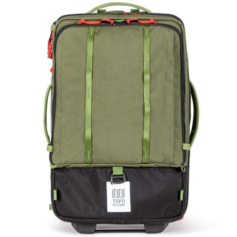 yz g|EfUC Y X[cP[X obO Topo Designs Global Travel Bag Roller Olive/Olive