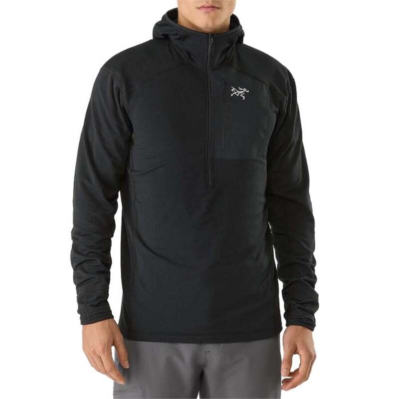 アークテリクス アウター メンズ 【送料無料】 アークテリクス メンズ ジャケット・ブルゾン アウター Arc'teryx Delta 1/2 Zip Hoodie - Men's Black