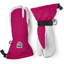 【送料無料】 ヘストラ レディース 手袋 アクセサリー Hestra Heli 3-Finger Mittens - Women's Cerise/Off Wh...