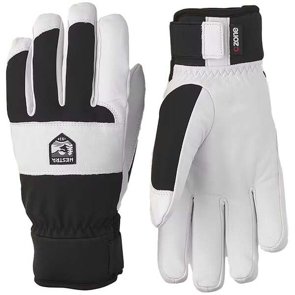 【送料無料】 ヘストラ メンズ 手袋 アクセサリー Hestra Vernum Spring Gloves Black/White
