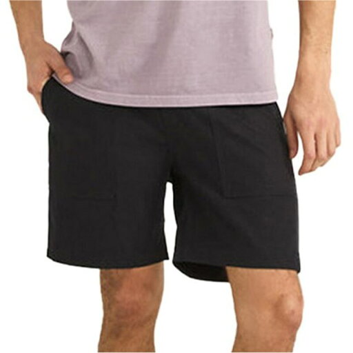【送料無料】 リズム メンズ ハーフパンツ・ショーツ ボトムス Rhythm Worn Path Rip Stop Shorts - Men's Black 【送料無料】 リズム メンズ ハーフパンツ・ショーツ ボトムス Rhythm Worn Path Rip Stop Shorts - Men's Black