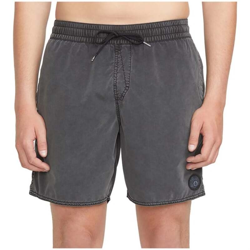 【送料無料】 ボルコム メンズ ハーフパンツ・ショーツ 水着 Volcom Center Trunk 17" - Men's Black