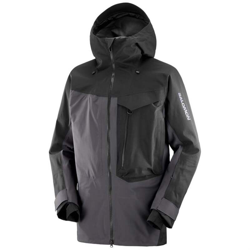サロモン メンズ アウター ジャケット・ブルゾン Salomon Moon Patrol GORE-TEX Jacket - Men's Deep Black/Periscope ブラック