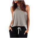 ビュオーリ レディース タンクトップ トップス Vuori Energy Crop Tank Top - Women's Heather Grey