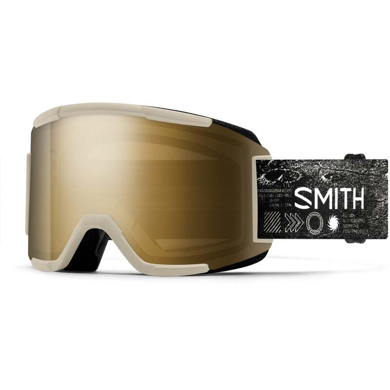 スミス メンズ アクセサリー サングラス・アイウェア Smith Squad Goggles Chalk Space Invader/ChromaPop Sun Black Gold Mirror+Clear チョーク
