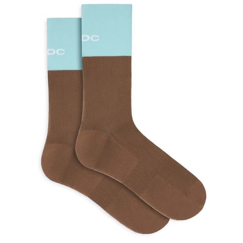 ピーオーシー メンズ アンダーウェア 靴下 POC Motion MTB Long Bike Socks Bronzite Brown/Lazurite Blue ブルー