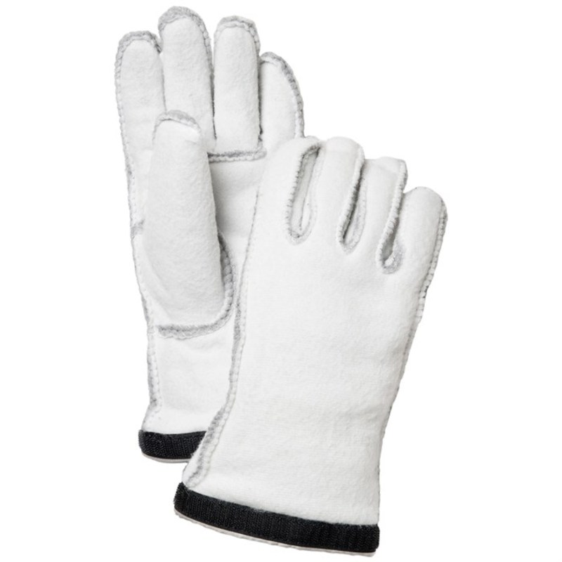 wXg fB[X  ANZT[ Hestra Heli Ski Glove Liners - Women's Off White