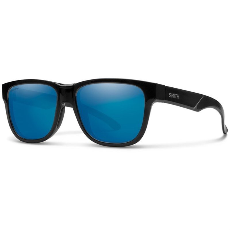 ߥ  󥰥饹 ꡼ Smith Lowdown Slim 2 Sunglasses Black/ChromaPop Polarized Blue Mirror