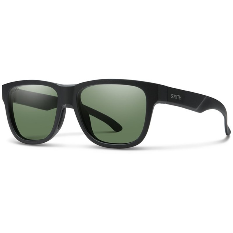 ߥ  󥰥饹 ꡼ Smith Lowdown Slim 2 Sunglasses Matte Black/Chromapop Polarized Gray Green