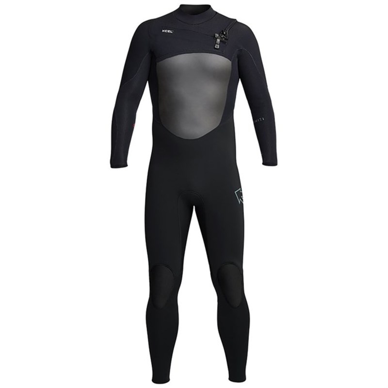 エクセル メンズ 水着 上下セット XCEL 4/3mm Infiniti Fullsuit Wetsuit Black ブラック