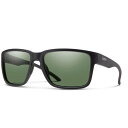 スミス メンズ サングラス・アイウェア アクセサリー Smith Emerge Sunglasses Matte Black/ChromaPop Polarized Grey Green