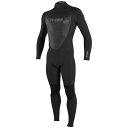 オニール メンズ 上下セット 水着 O'Neill Epic 3/2 Back Zip Wetsuit Black/Black/Black