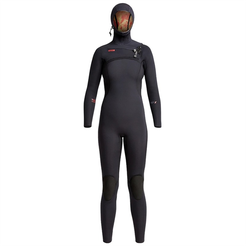 エクセル レディース 上下セット 水着 XCEL 4.5/3.5 Comp X Hooded Wetsuit - Women's Black