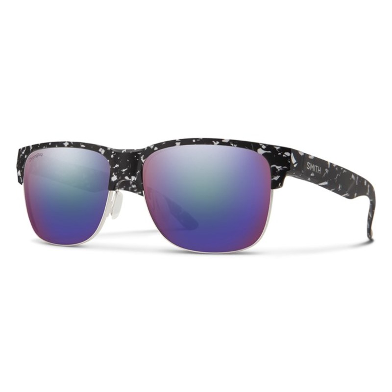 スミス メンズ サングラス・アイウェア アクセサリー Smith Lowdown Split Sunglasses Black Marble/ChromaPop Polarized Violet Mirror