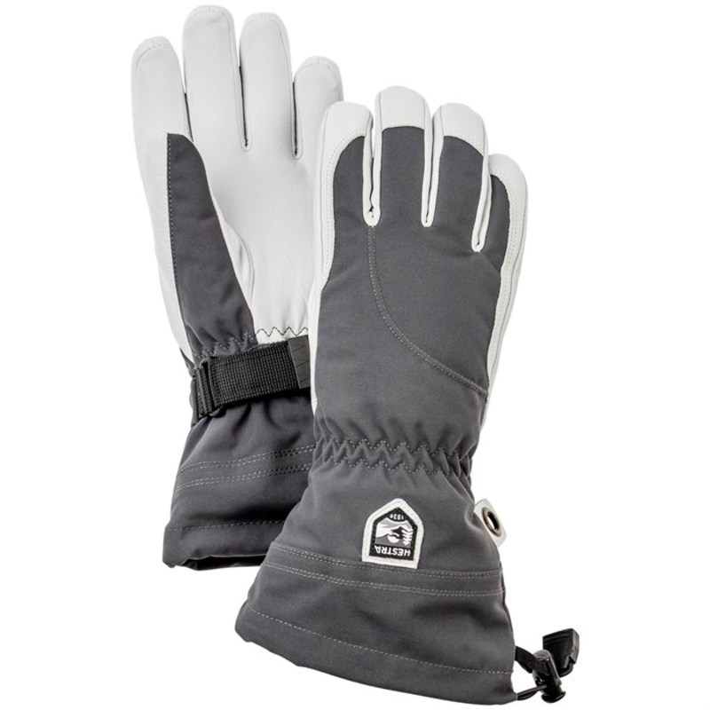 wXg fB[X  ANZT[ Hestra Heli Gloves - Women's Grey/Off White