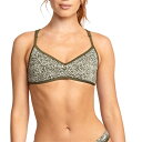 ルーカ レディース トップのみ 水着 RVCA Blocked Bralette Bikini Top - Women's Micro Cat Olive