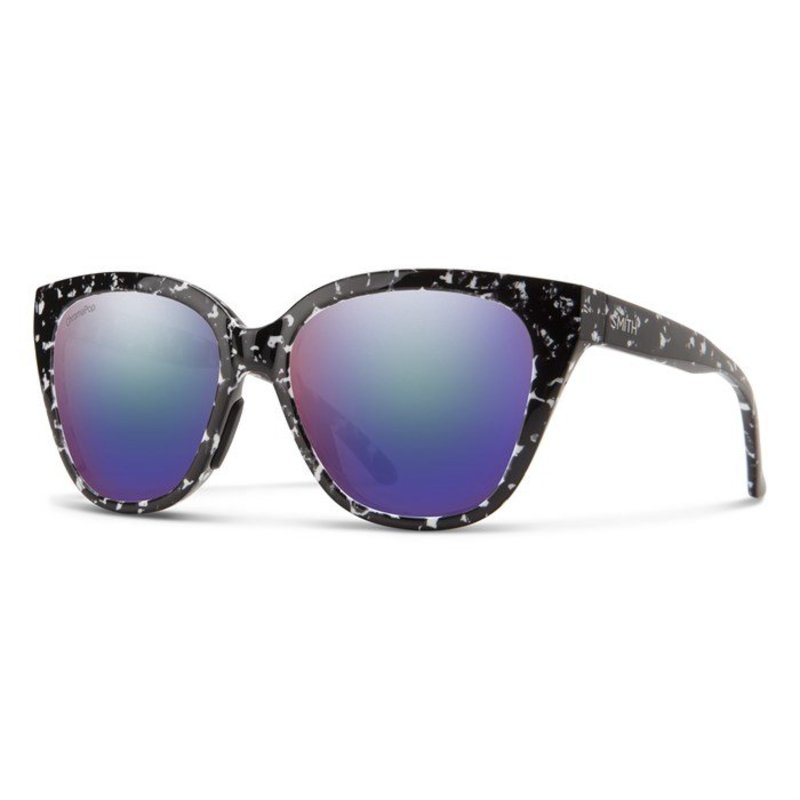 スミス メンズ サングラス・アイウェア アクセサリー Smith Era Sunglasses Black Marble/ChromaPop Polarized Violet Mirror