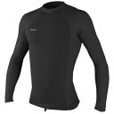 オニール メンズ 上下セット 水着 O'Neill 0.5mm Hyperfreak Long Sleeve Top Black