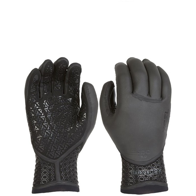 エクセル メンズ 手袋 アクセサリー XCEL 3mm Drylock Texture Skin 5-Finger Wetsuit Gloves Black