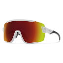 スミス メンズ サングラス・アイウェア アクセサリー Smith Wildcat Sunglasses White/ChromaPop Red Mirror +...