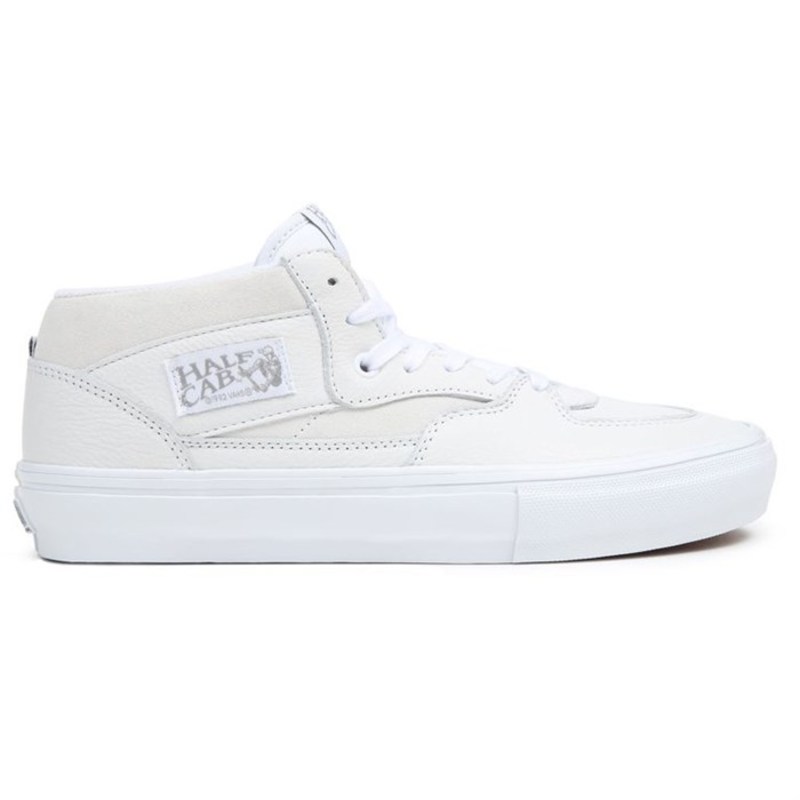 バンズ メンズ スニーカー シューズ Vans Skate Half Cab Shoes Daz White/White