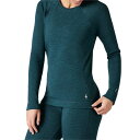 スマートウール レディース シャツ トップス Smartwool Merino 250 Baselayer Crew Top - Women's Twilight Blue Heather(4)