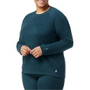 スマートウール レディース パーカー・スウェット アウター Smartwool Classic Thermal Merino Base Layer Plus Top - Women's Twilight Blue Heather