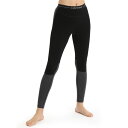 【送料無料】 アイスブレーカー レディース レギンス ボトムス Icebreaker 200 Zoneknit Leggings - Women's Black/Jet Heather/CB