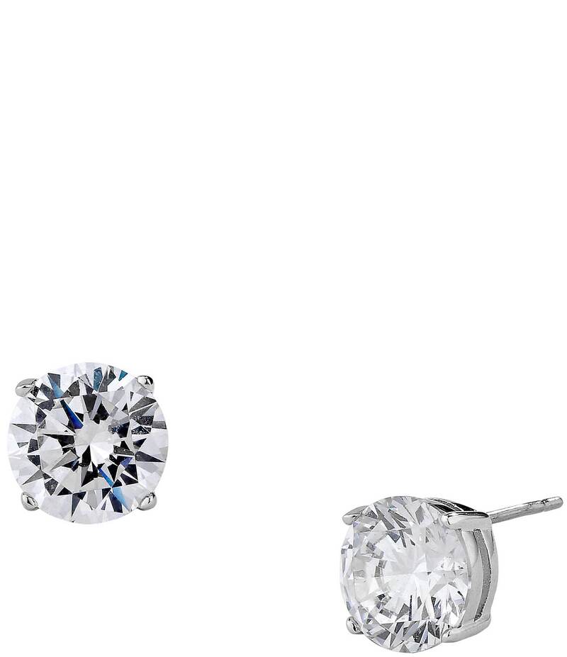 Opal - ナディール レディース アクセサリー ピアス・イヤリング Nadri Large Cubic Zirconia Stud Earrings SILVER/CRYSTAL シルバー