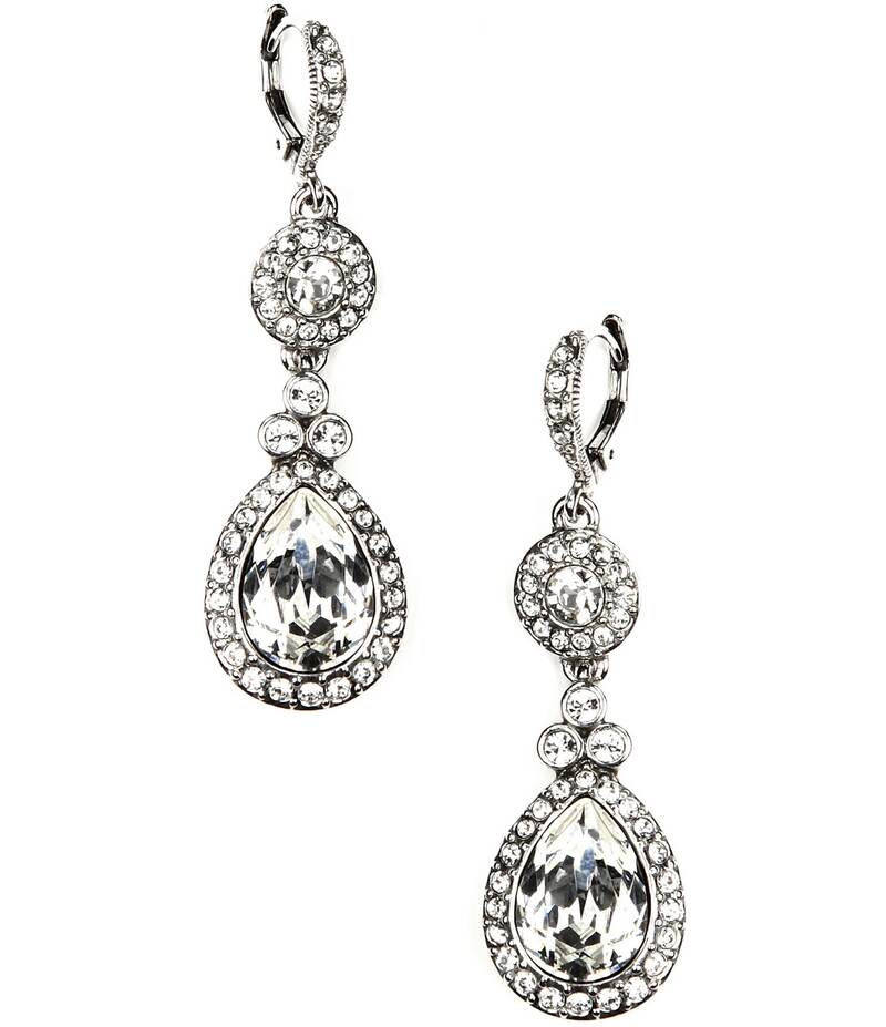 ジバンシー レディース アクセサリー ピアス・イヤリング Givenchy Crystal Drop Earrings Clear