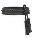 【送料無料】 アダ レディース ベルト アクセサリー Lucky Leather Wrap Belt Black