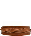 【送料無料】 アダ レディース ベルト アクセサリー Classic Wrap Leather Belt Cognac