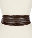 【送料無料】 アダ レディース ベルト アクセサリー Classic Havana Python Leather Wrap Belt Havana Python...